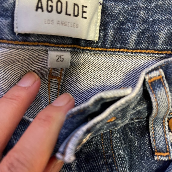 Agolde Riley Cropped Jeans - Picture 5 of 5